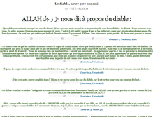 Tablet Screenshot of pieges-diable.site-islam.fr